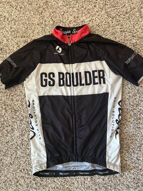 Pactimo GS Boulder Women's Black & White Cycling Jersey